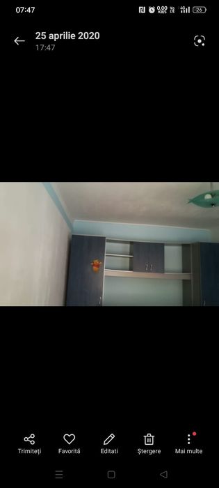 Mobila tineret făcută pe comanda albastru -gri