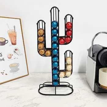 Органайзер/поставка/държач/ поддръжка  за 50 кафе капсули "Кактус"