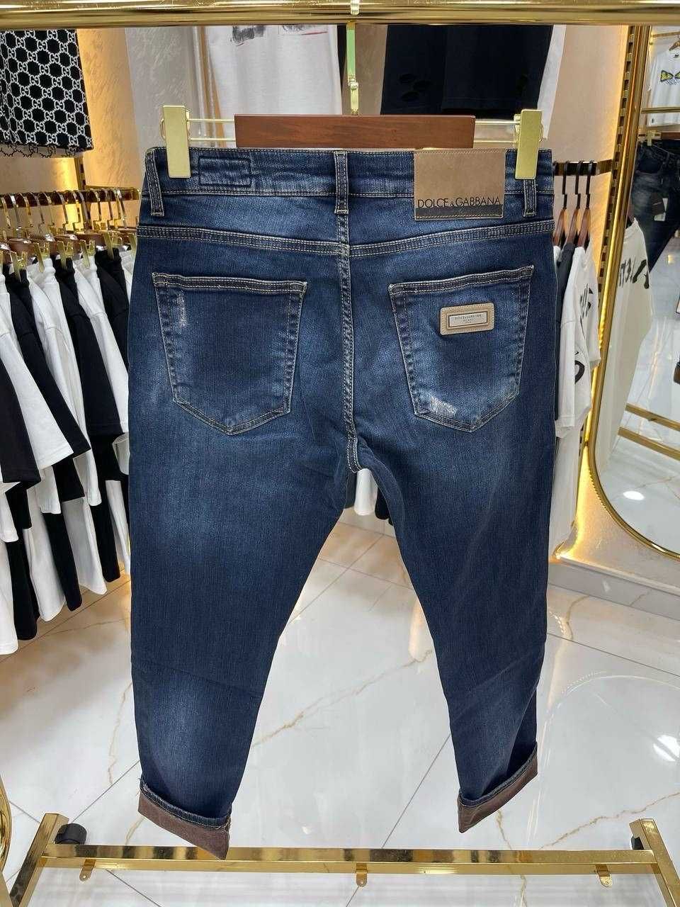 Дънки Dolce Gabbana метално лого