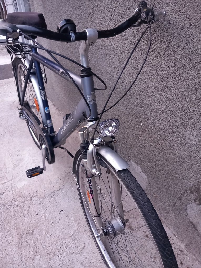 Bicicletă Barbatească PEGASUS recent adusă cadru aluminiu roți 28