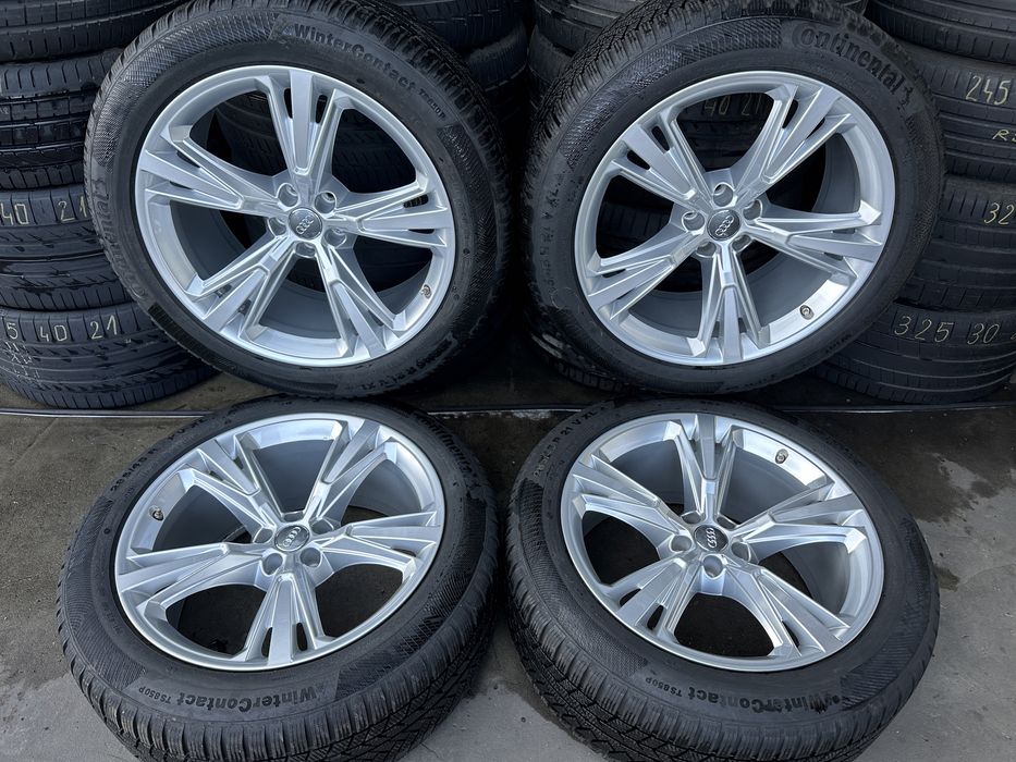 Jante Originale Audi Sport S line R21 Q8 Q7 4M echipate iarnă ca noi