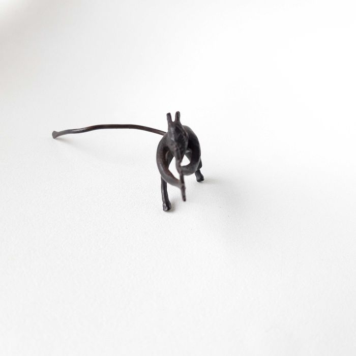 Малка метална декоративна фигурка, пластика декорация