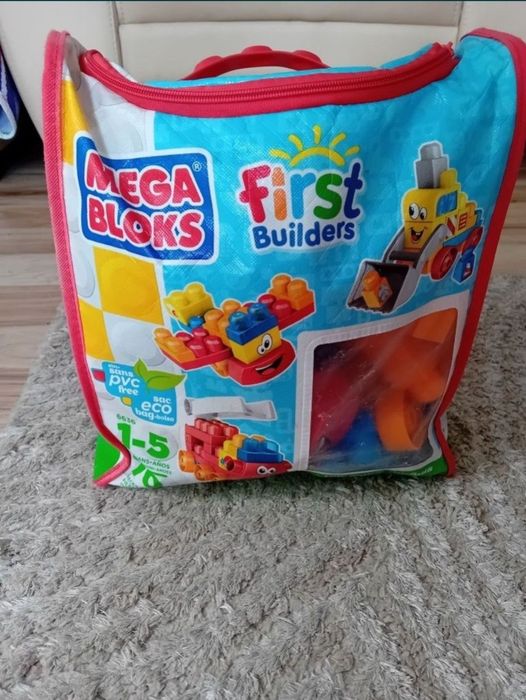 set mega blocks 73 piese 6636 first builders constructii lego