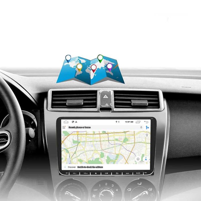 MP5 Player auto 2DIN, ecran tactil 9”, BT, HD, Mirror Link