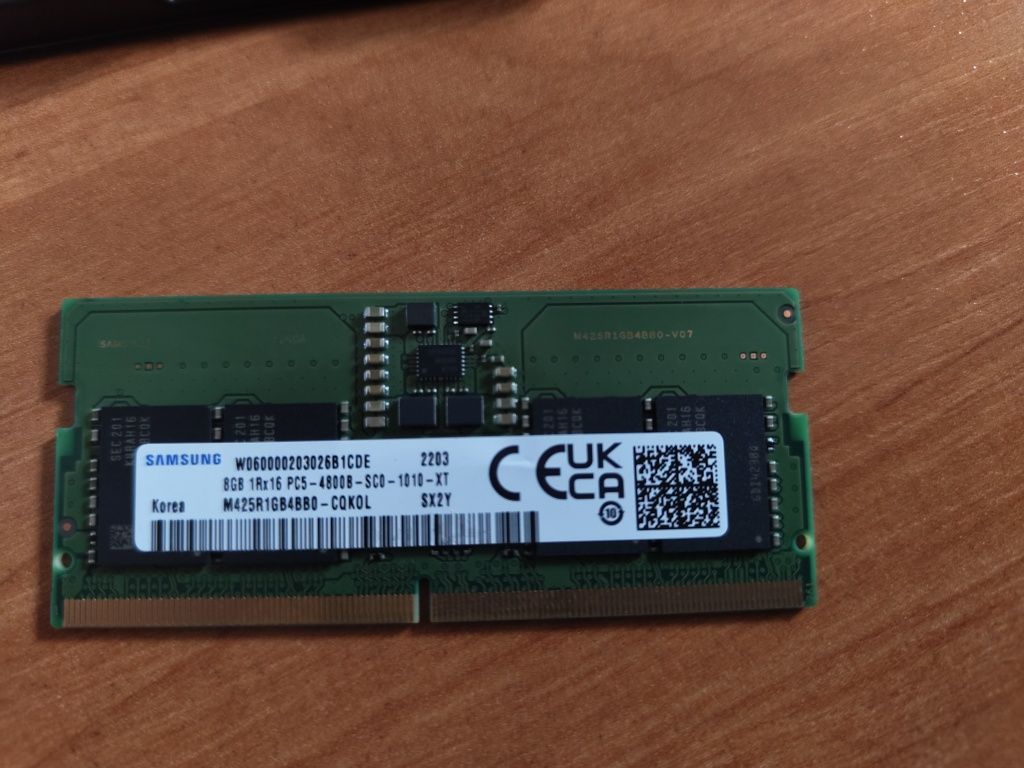 Продаю Ddr5 sodimm 8Gb