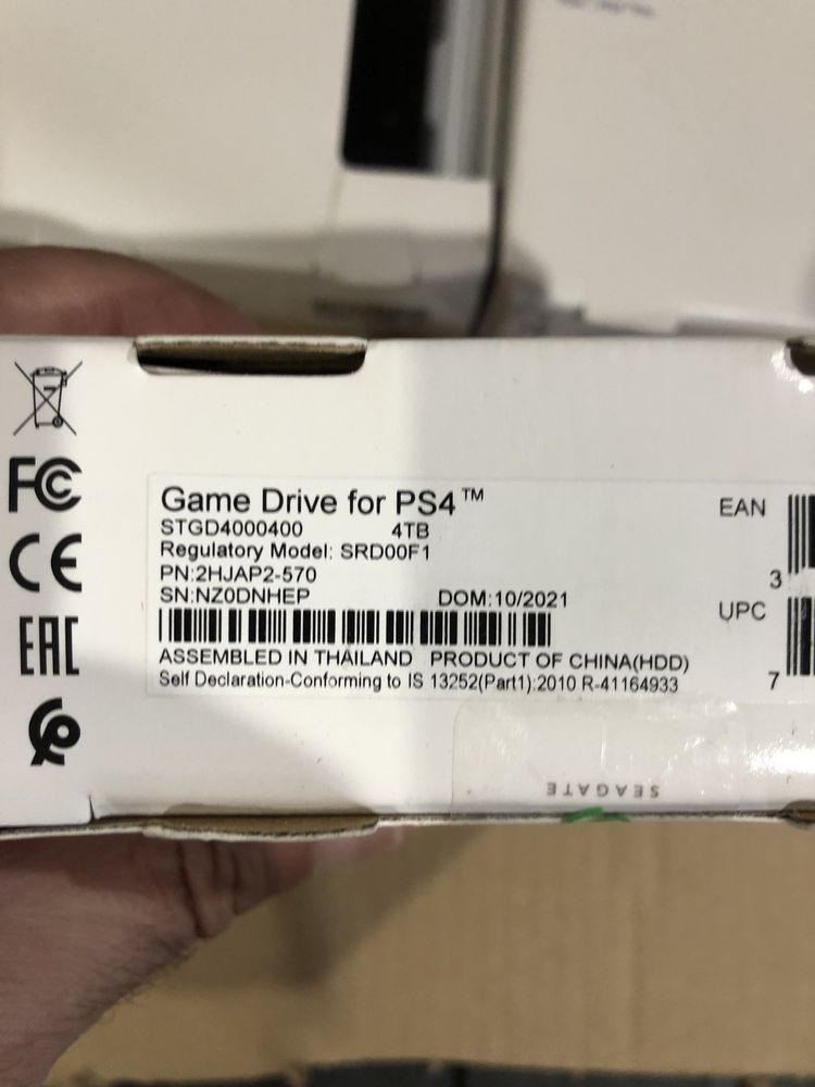 Hard Disk Extern Seagate Game Drive 4TB 2.5 Inch USB 3.0 Pentru PS4.