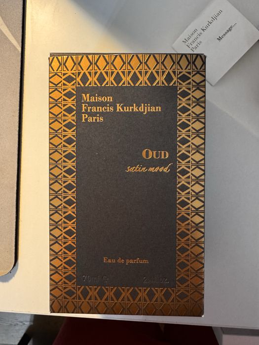Maison Francis Kurkdjian Paris Oud Satin mood