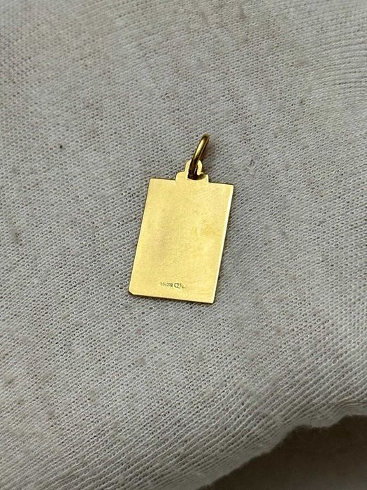 PANDANTIV AUR 18K - Placuta Zodia SCORPION - Italia - 5g. - 490lei/gr.