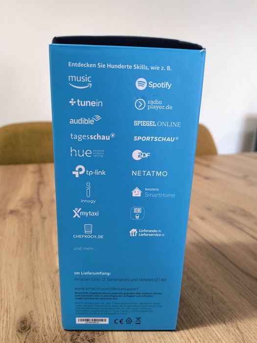 Смарт тонколона Amazon Echo, гласов контрол Alexa
