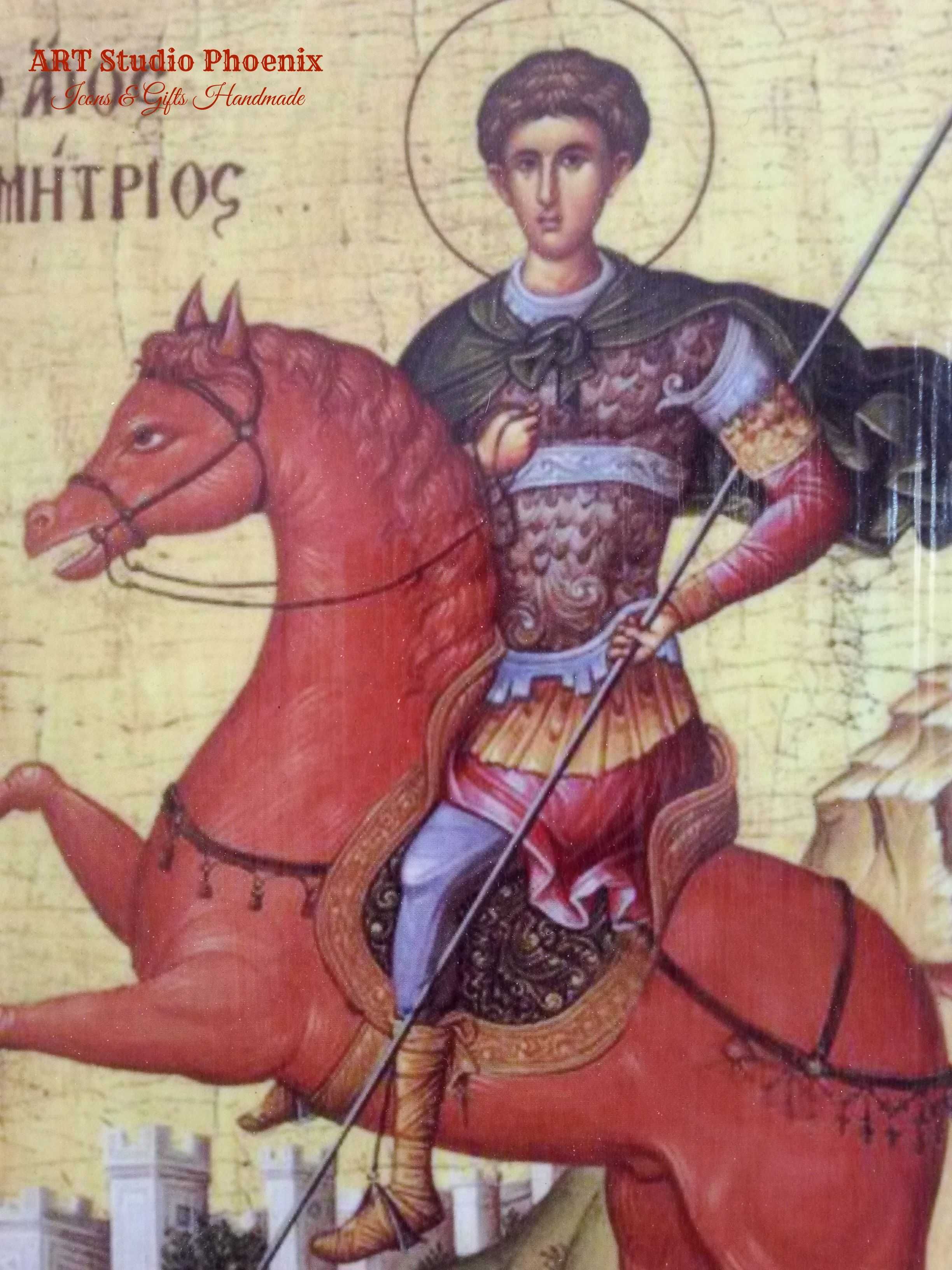 Икона на Свети Димитър icona Sveti Dimitar, различни изображения