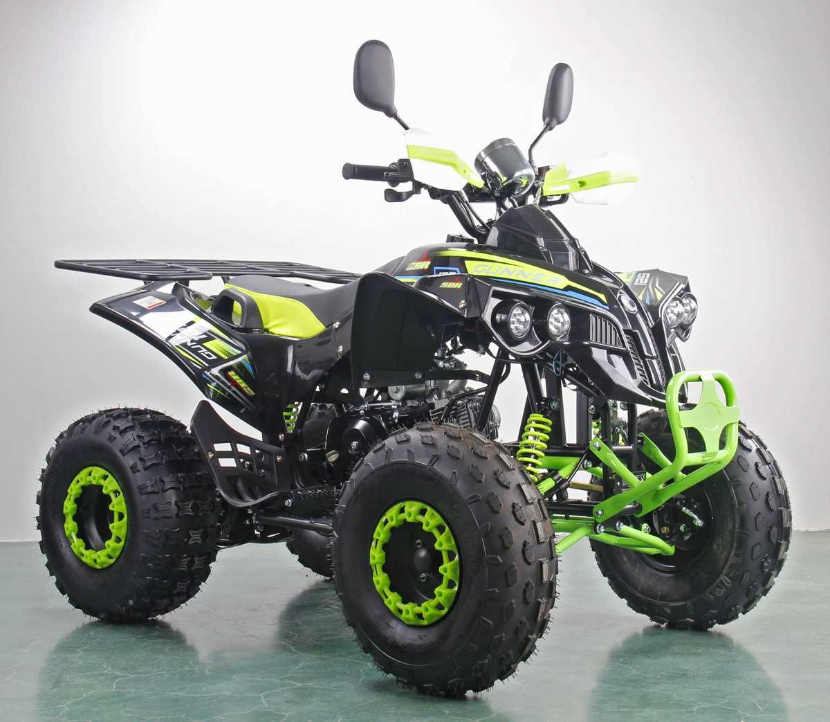 Atv SBR Gunner 8" 125cc 4T benzina negru/verde lemon