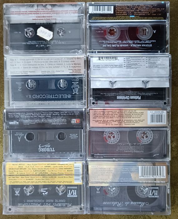 2 casete audio, Vali vijelie și vedete în acțiune 4 sigilate