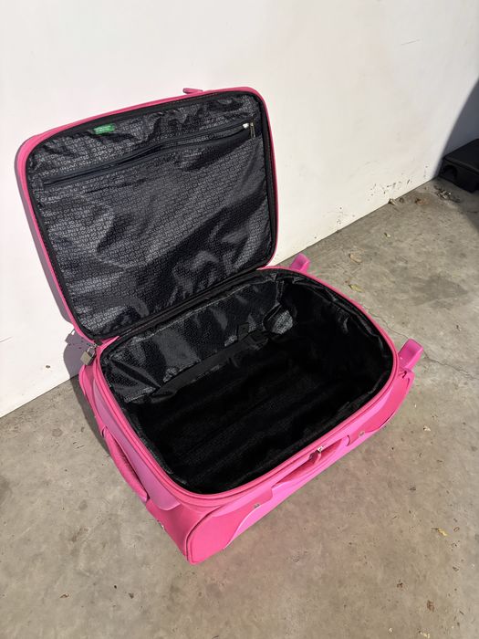 Troler Valiza United Colors of Benetton Roz