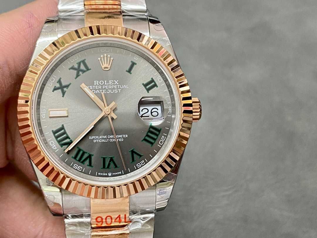 Rolex Datejust 41mm Wimbledon Rose gold