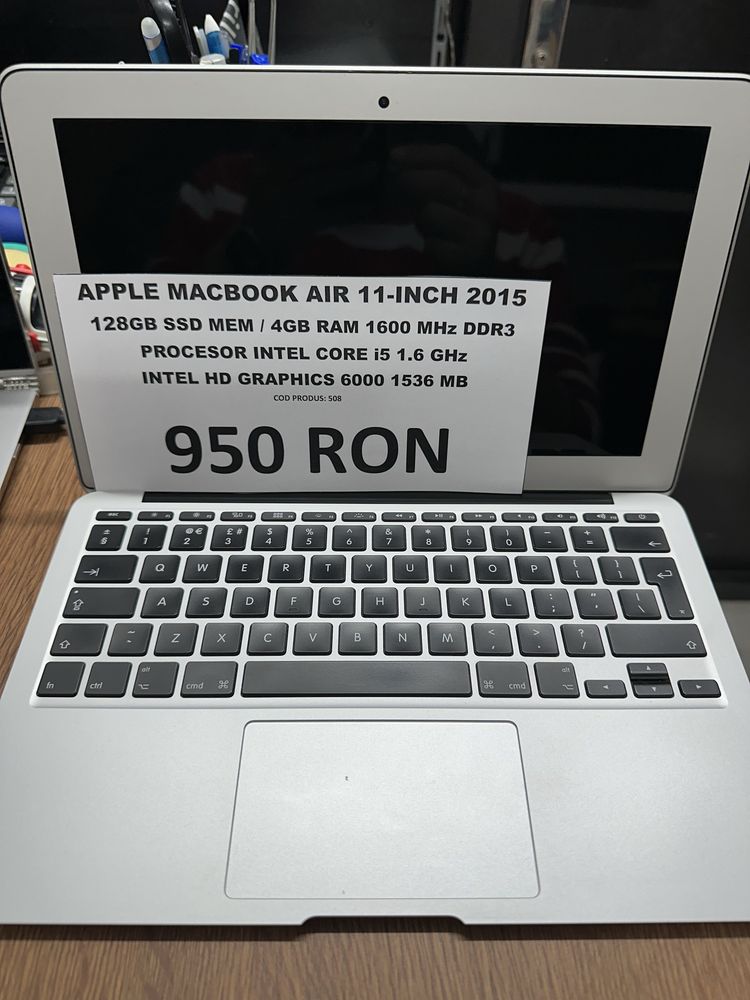 Amanet No Limit: MacBook Air 11-Inch 2015 Ca Nou Garantie si Bon.