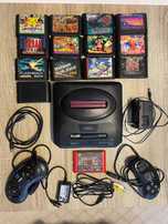 SEGA mega drive II + 14 дискети + телевизор 14 инча-подарък