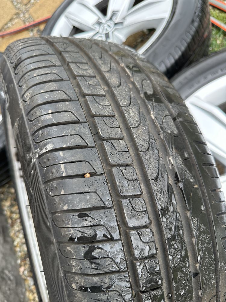 Jante 17” istanbul passat b8 b8.5 215/55/17 ca noi vara pirelli p7
