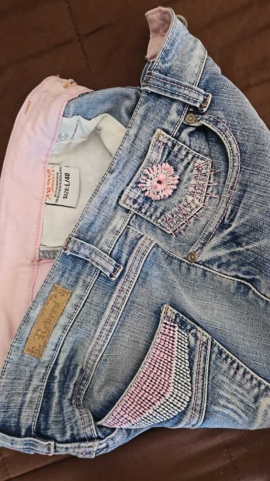 Blugi scurți/¾ damă, marca Reverse Jeans, mărimea L/40.