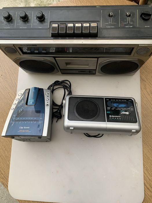 Radiocasetofon ,radio cu ceas , radio