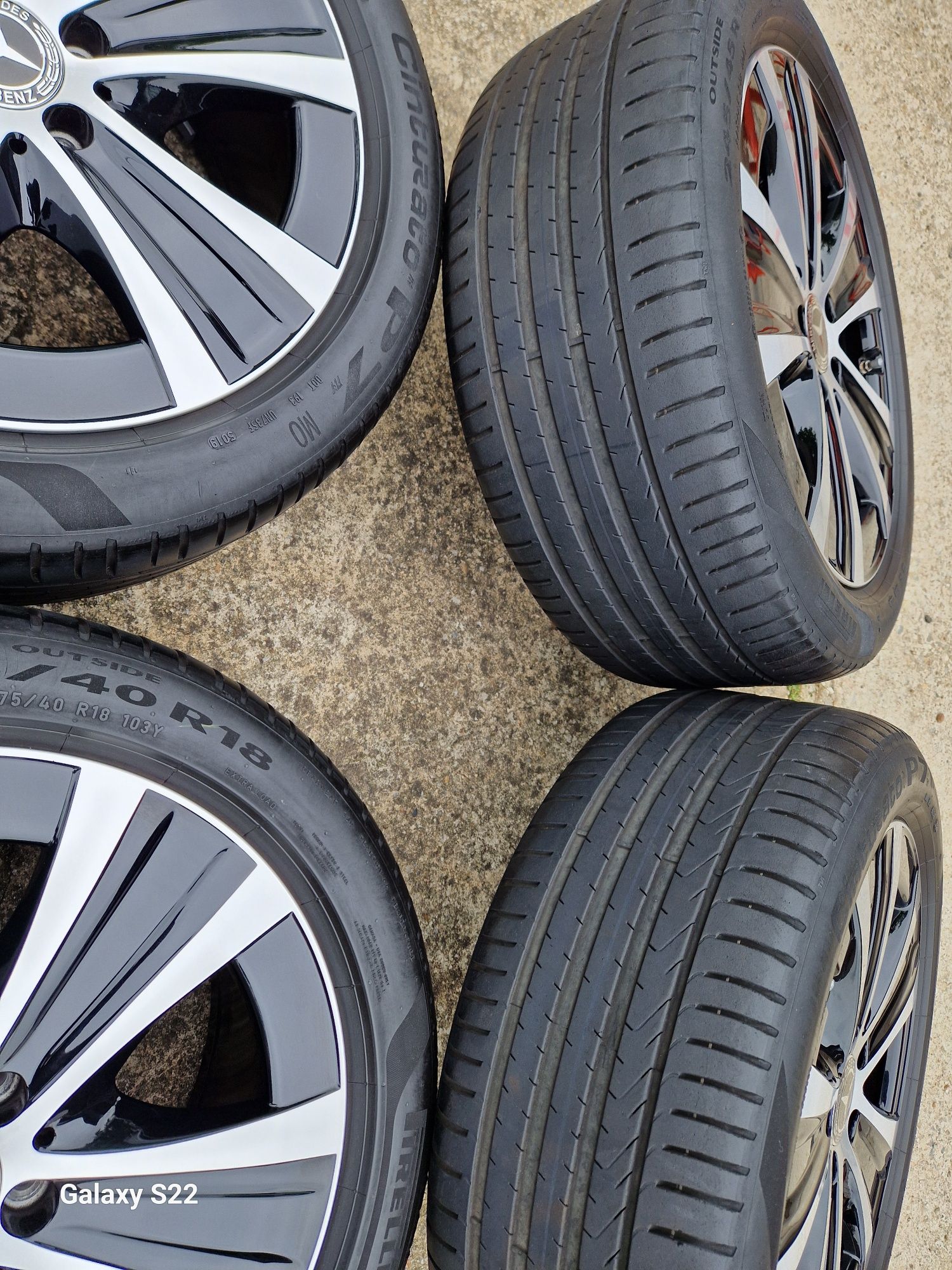 Jante bi.colore Mercedes E-Class Amg anvelope 245 45 18/275 40 18