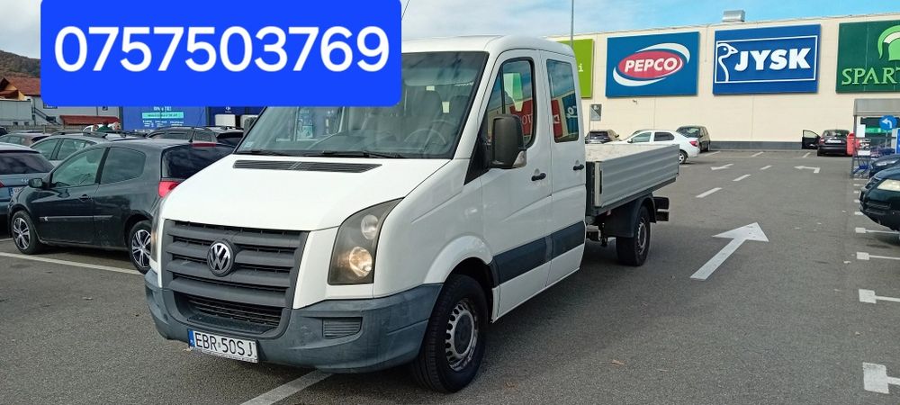 Volkswagen Crafter Doka 2.5Tdi 7locuri/klima/ extra lung, adus de 2zil
