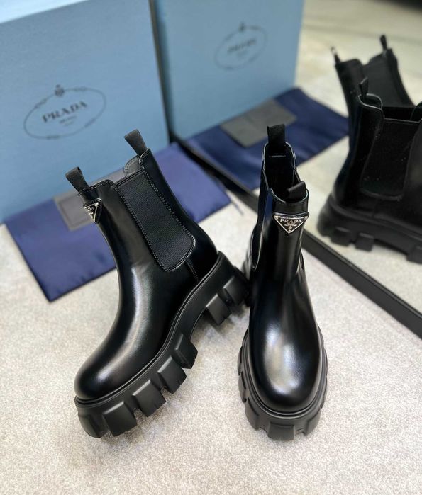 Ghete Prada - piele naturala 100% premium prezentare completa