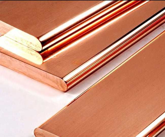 Полоса шина бронзовая, Ширина: 15—1000 мм, s= 0,2—160 мм, L= 0,17—2 м