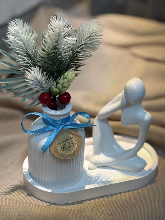 Подарочные наборы: свечи, гипсовые фигурки, декор,аромасаше,на подарок