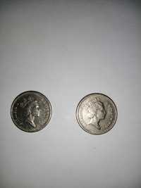 Moneda five pence 1990