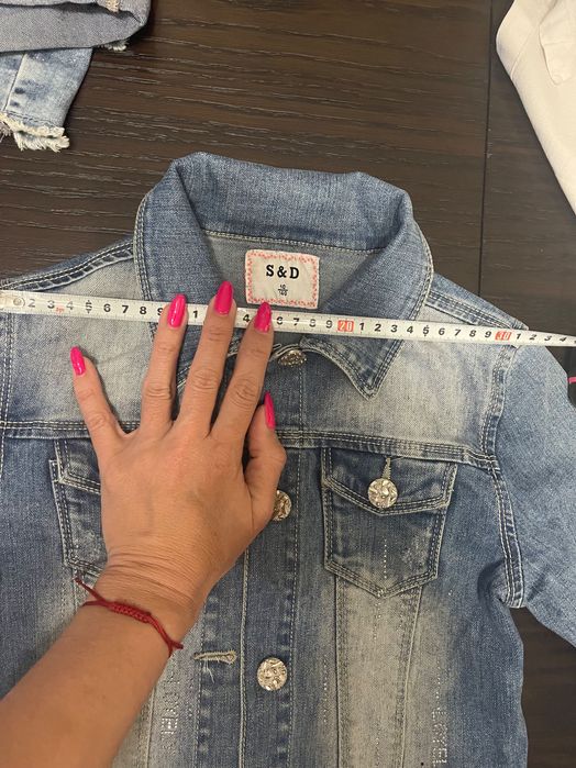 Дънково яке и пола. Цената е за двете.