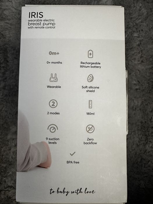 Преносима електрическа помпа за кърма с дистанционно Kikka Boo Iris