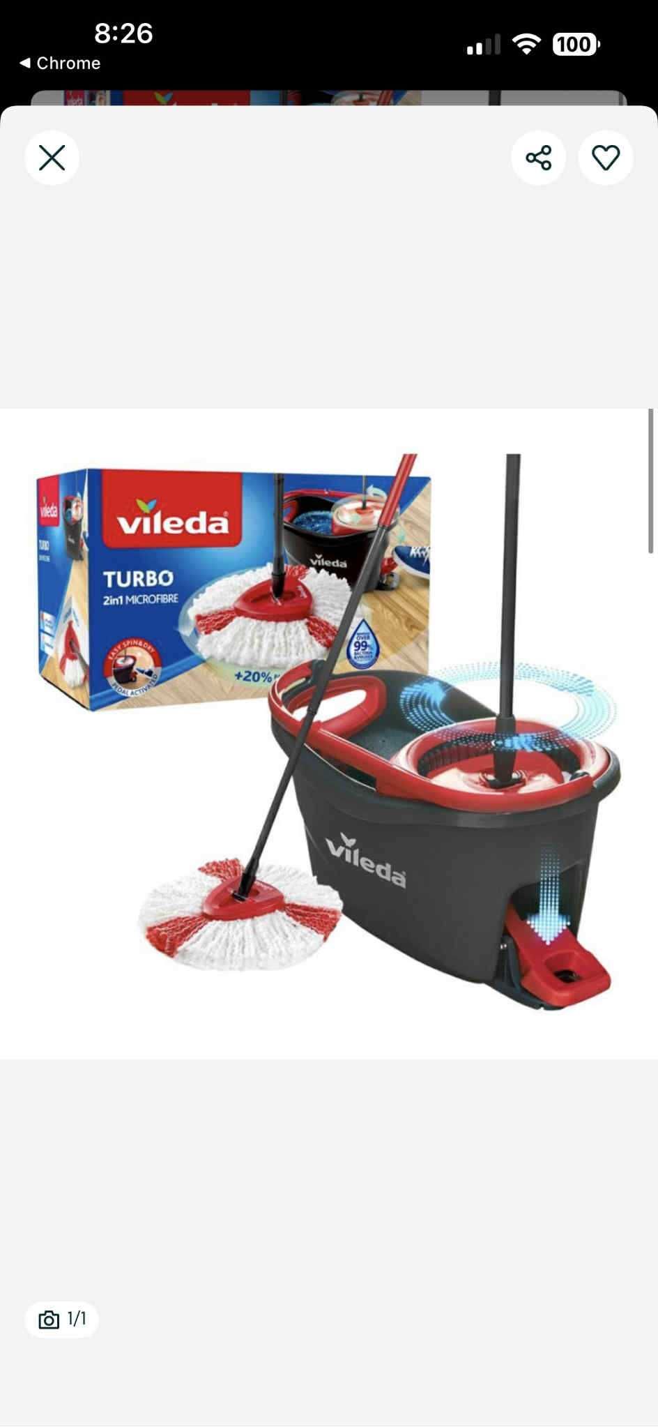 Комплект за почистване VILEDA easy wring - clean turbo
