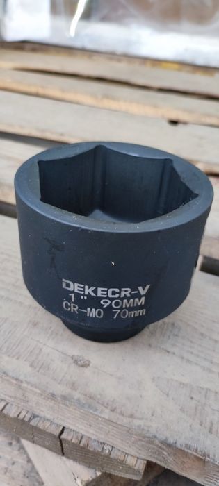 Головка ударная 70мм, под квадрат 1", 1 дюйм.