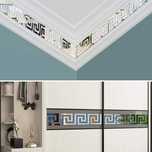 Set Oglinzi Design Versace Decorative Acrilice SILVER 10 BUC - 5x5cm