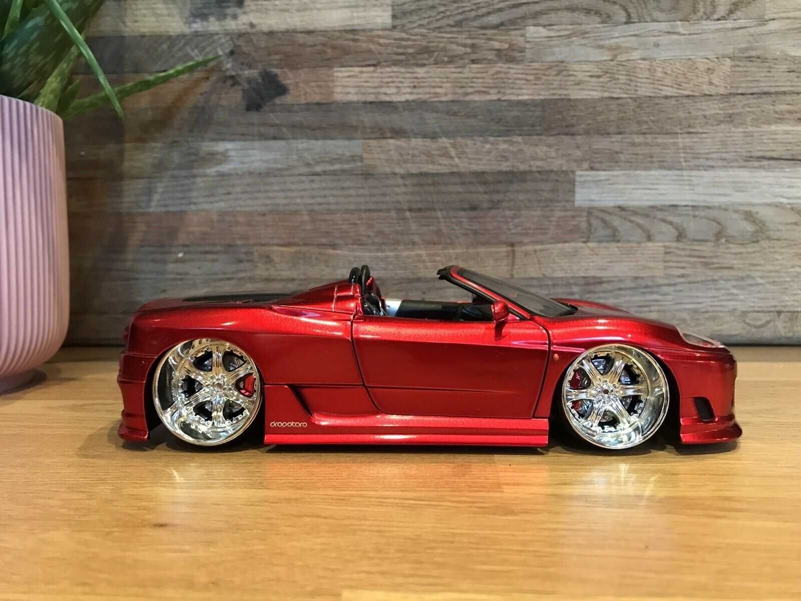 Метална количка Hot Wheels Ferrari 360 Spider 1/24 Dropstars Custom