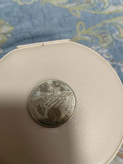 Продам монету 50 тенге International Space Station