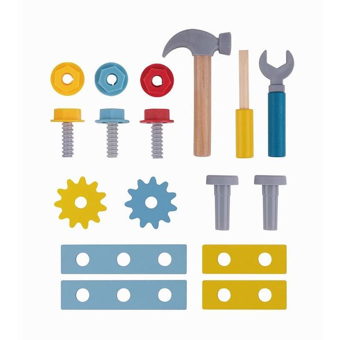 Дървен сет с инструменти