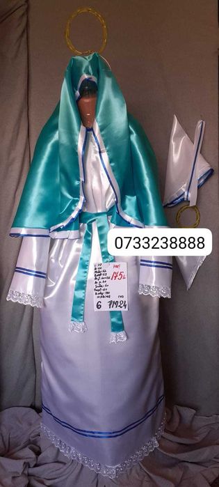 Costum Fecioara Maria pentru copii