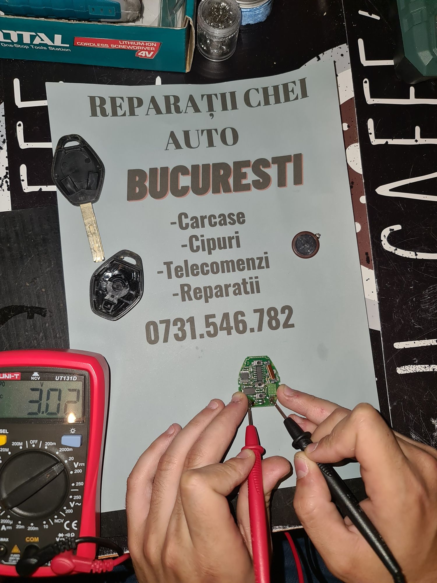 Reparatii chei auto BUCURESTI - Salajan