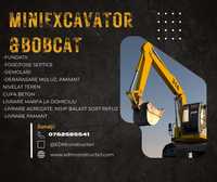 Execut lucrari cu miniexcavator 1.5 t si bobcat 2.5 t Roman