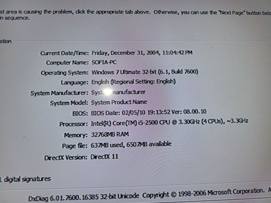Vand pc i5 procesor 3300