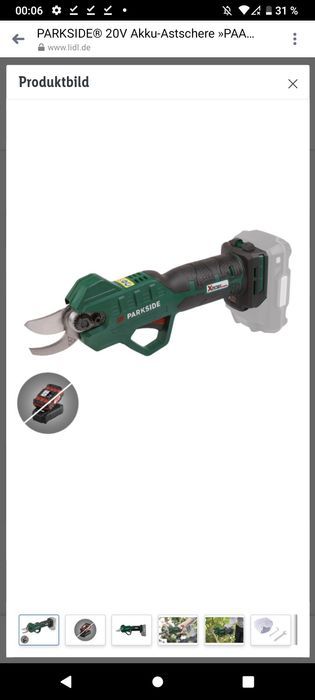 Lama / cutit  rezerva pt foarfeca electrica parkside etc