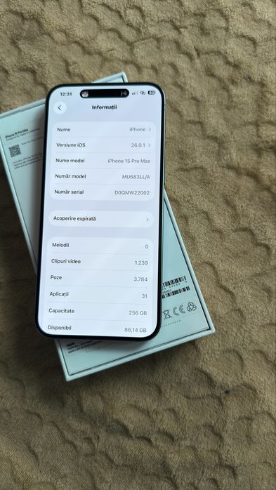V/schimb iPhone 15 pro max