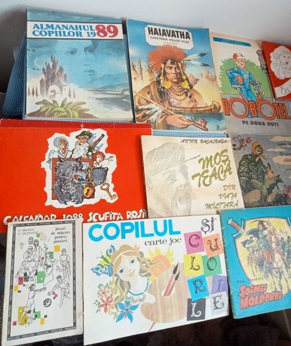 Carti carticele pentru copii, vechi din perioada Comunista RSR