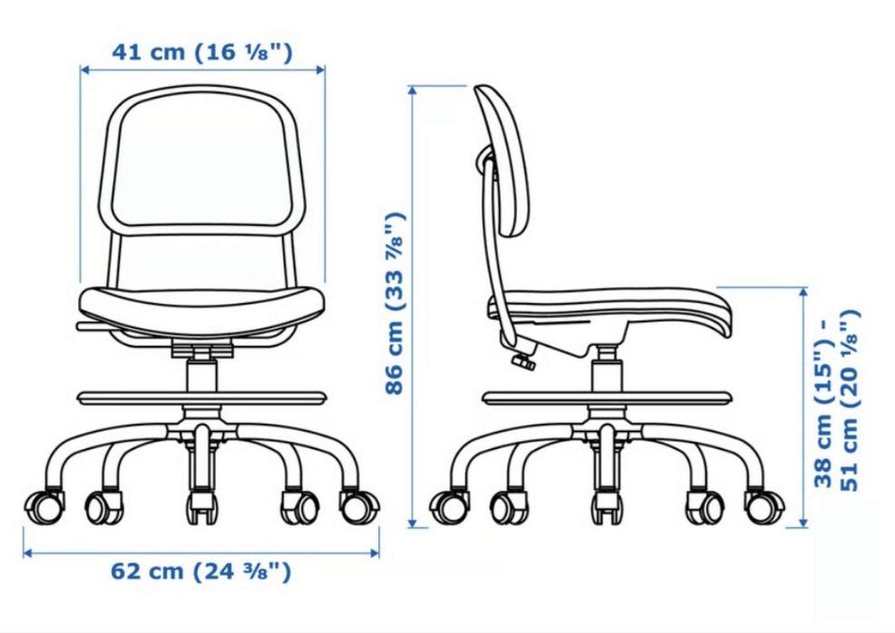 Vand scaun Ikea, roz