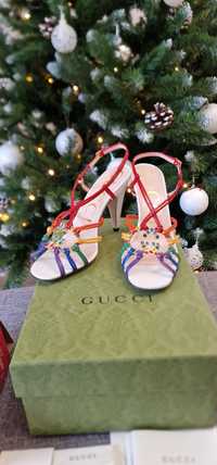 Sandale din piele Gucci - 36