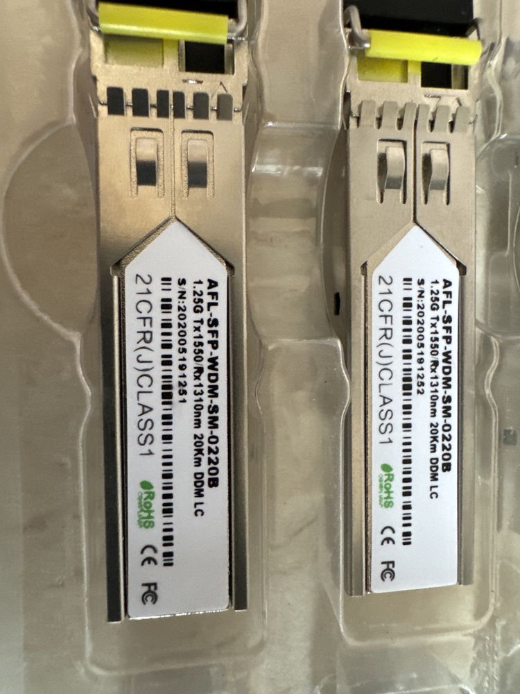 SFP-WDM-SM-0220A и 0220B