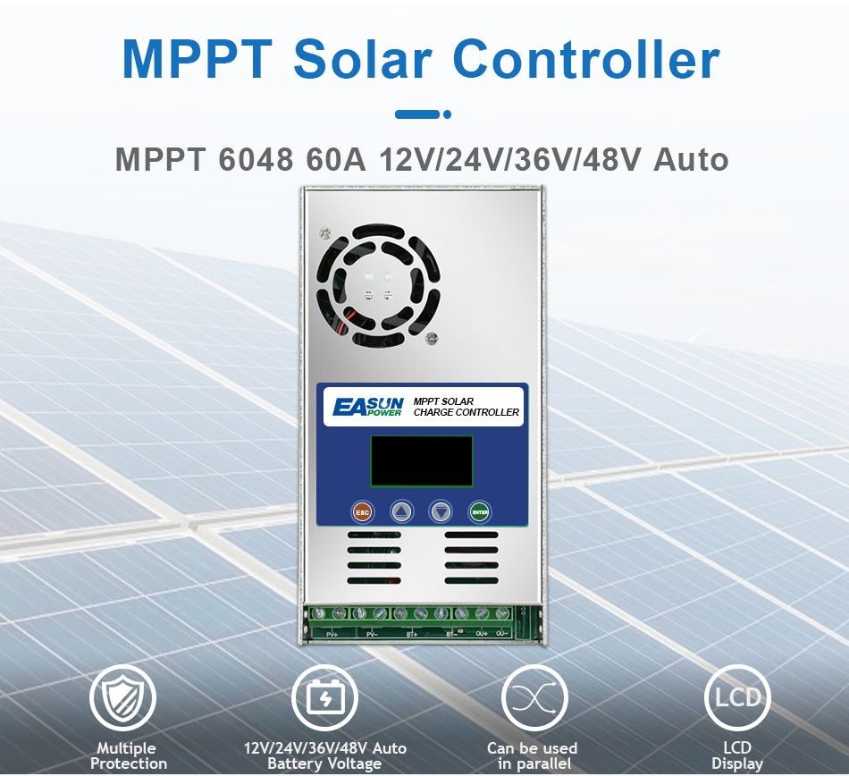 Controler fotovoltaic mppt 60A Easun