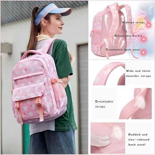 Нова сладка Детска раница с несесер и чанта за обяд – 3 в 1 комплект