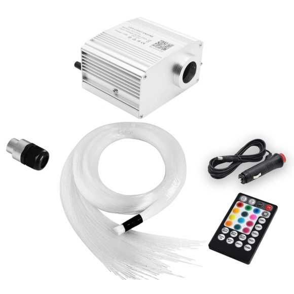Kit Fibra Optica Plafon Instelat TWINKLE RGBW 550 Fire 3M 0.75mm